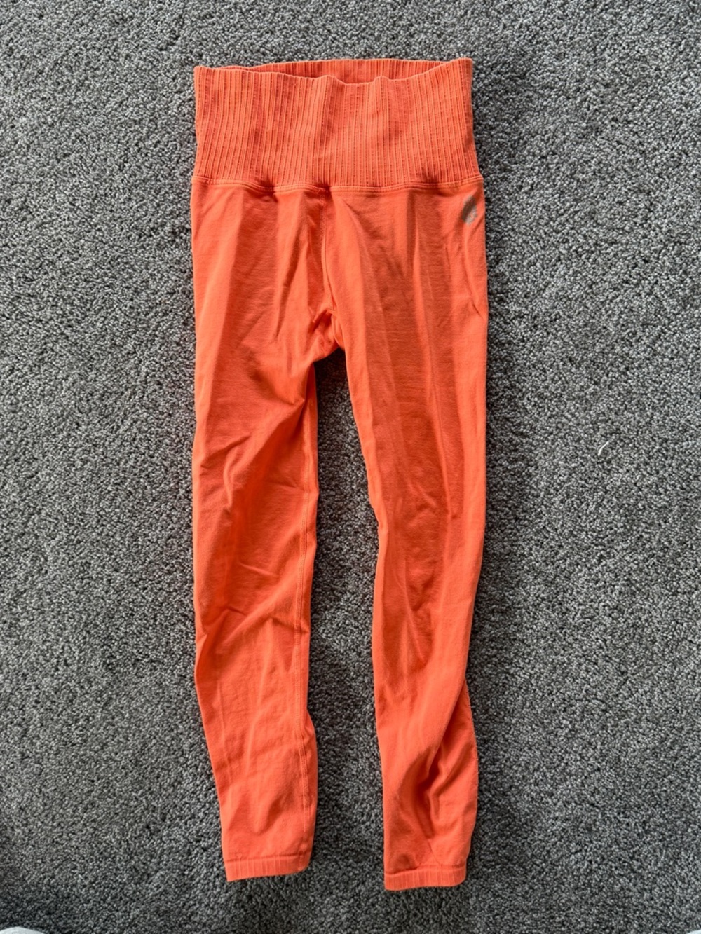 Free People Movement Orange High-Waist Leggings